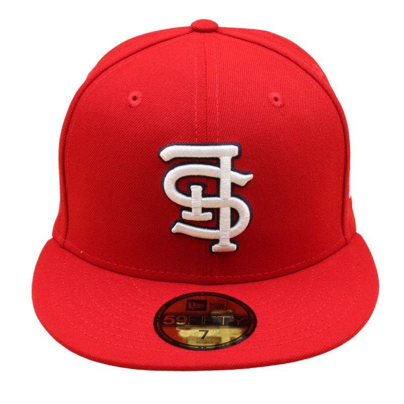 New Era - 59FIFTY Fitted Cap - St. Louis Cardinals - UPSIDE DOWN LOGO - Red/Grey UV - Headz Up 
