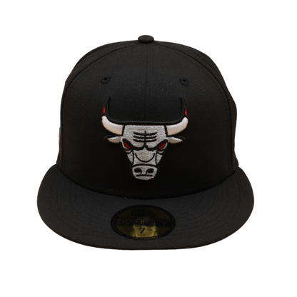 New Era - 59FIFTY Fitted - Chicago Bulls - 6X Champs - Black/Silver