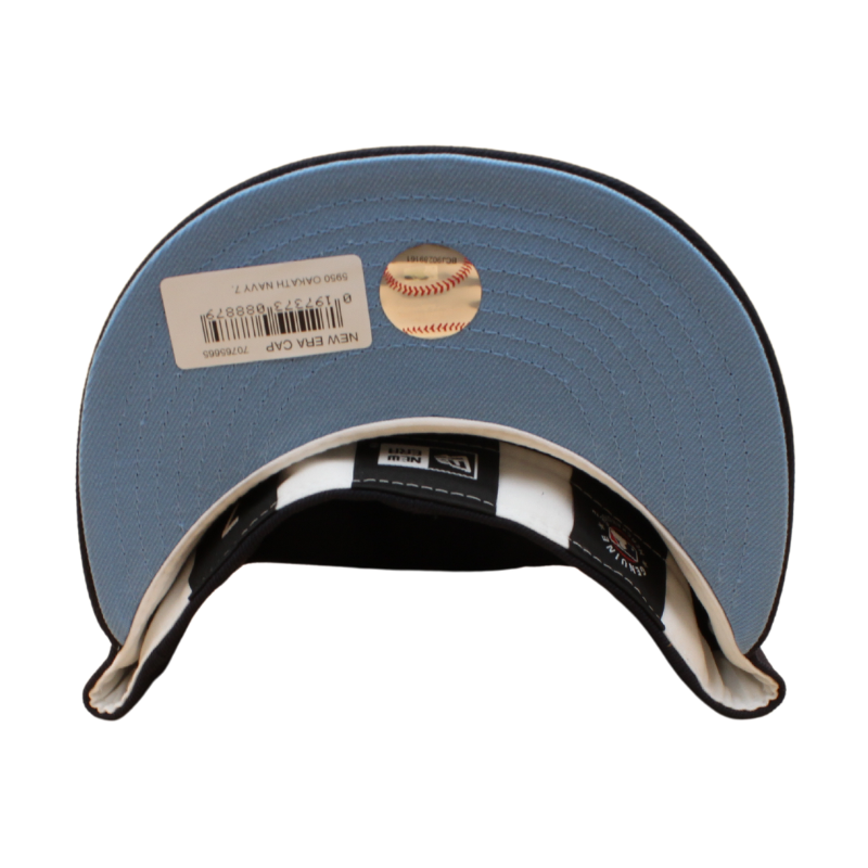 New Era - 59FIFTY Fitted Cap - Oakland Athletics - Navy/Sky Blue - Headz Up 