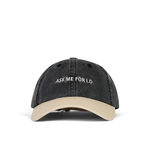 Pica Pica - Ask Me For I.D - Dad Cap - Black/Beige - Headz Up 