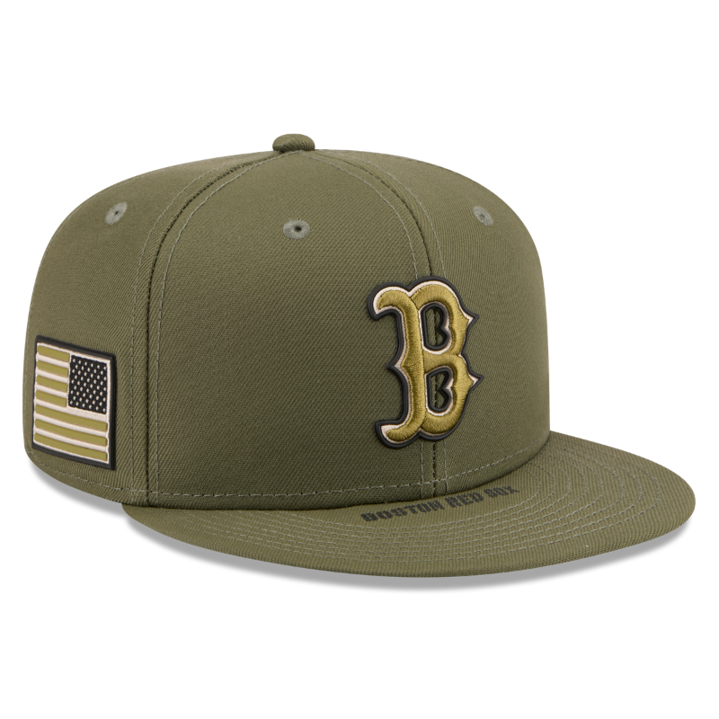 New Era - 59FIFTY - Boston Red Sox - ARMED FORCES - Olive - Headz Up 