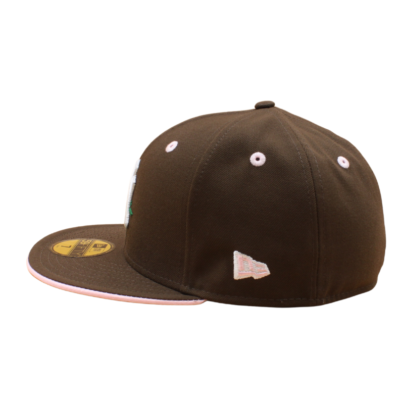 New Era - New York Yankees Cooperstown 59Fifty Fitted 100th Anniversary - Walnut/Pink - Headz Up 
