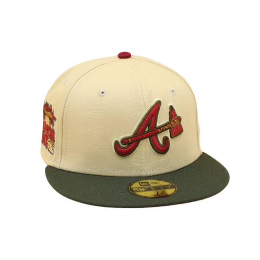 Atlanta Braves Cooperstown 59Fifty Fitted All Star Game 2000 - Vegas Gold/Dark Green - Headz Up 