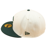 New Era - 59FIFTY Fitted Cap - Cincinatti Reds - 2-Tone - Chrome/Dark Green - Headz Up 