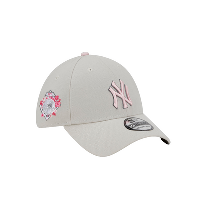 Mothers Day New York Yankees 39Thirty Stretch Fit - Stone/Pink - Headz Up 