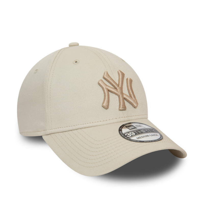 New York Yankees League Essential 39Thirty Stretch Fit - Stone - Headz Up 