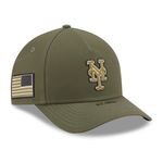 New Era - New York Mets - 9FORTY M-CROWN - A-Frame Snapback - ARMED FORCES - Olive - Headz Up 