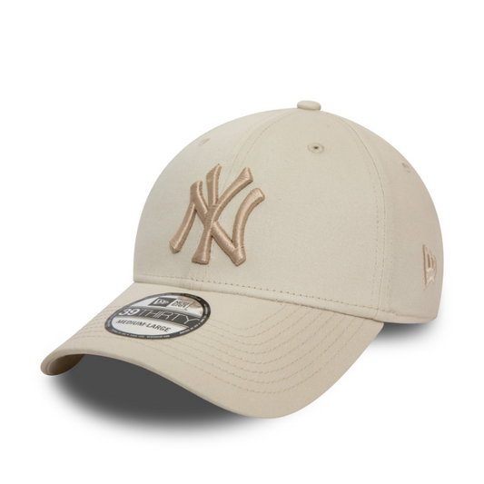 New York Yankees League Essential 39Thirty Stretch Fit - Stone - Headz Up 