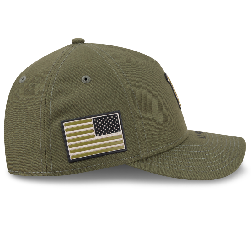 New Era - New York Mets - 9FORTY M-CROWN - A-Frame Snapback - ARMED FORCES - Olive - Headz Up 