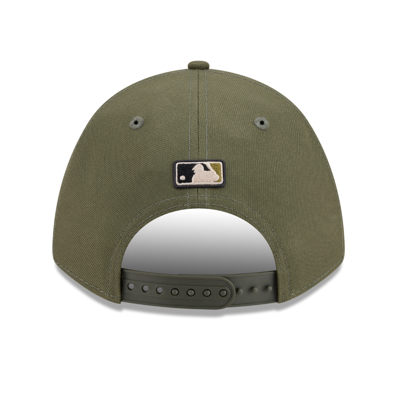 New Era - New York Mets - 9FORTY M-CROWN - A-Frame Snapback - ARMED FORCES - Olive - Headz Up 