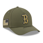 New Era - Boston Red Sox - 9FORTY M-CROWN - A-Frame Snapback - ARMED FORCES - Olive - Headz Up 
