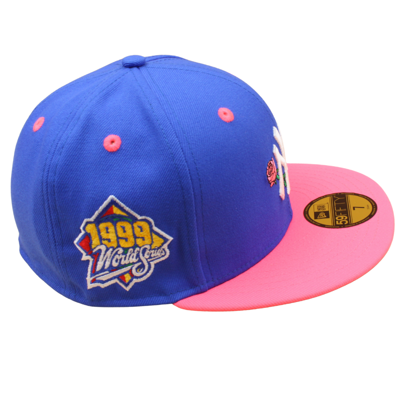 New Era - 59FIFTY - New York Yankees - World Series 1999 - Blue Bead/Pink Glow - Headz Up 