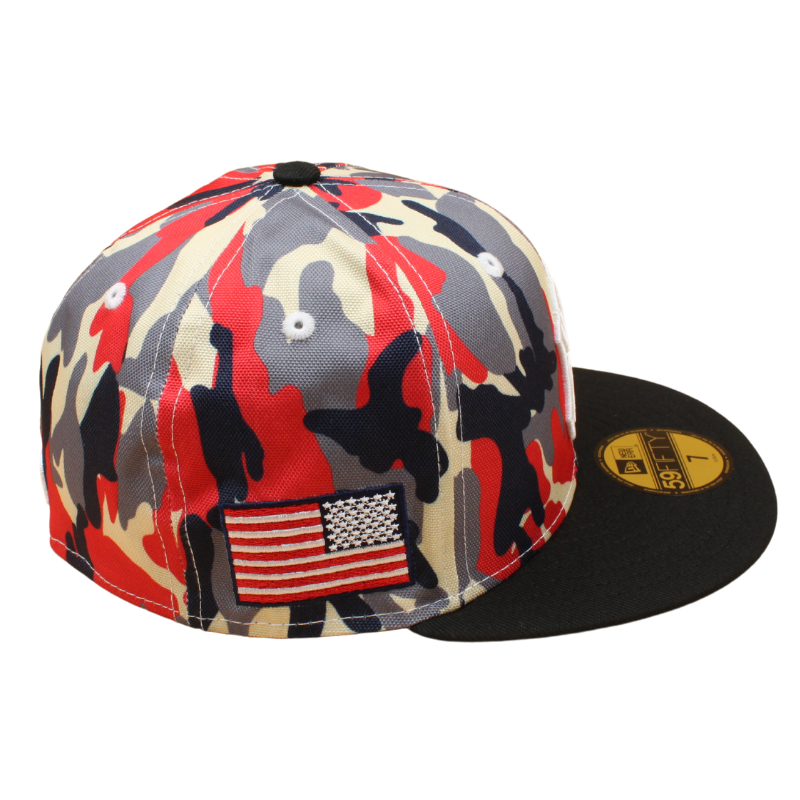 New Era - 59FIFTY - New York Yankees - US FLAG - Khaki/Red/Camo - Headz Up 