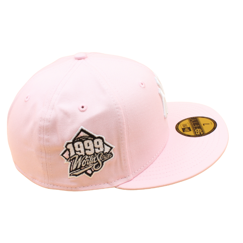 New Era - 59FIFTY Fitted - New York Yankees -  World Series 1999 - Pink/Grey UV - Headz Up 