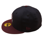New Era - 59FIFTY Fitted - Boston Red Sox - Navy/Maroon Dark Grey UV - Headz Up 