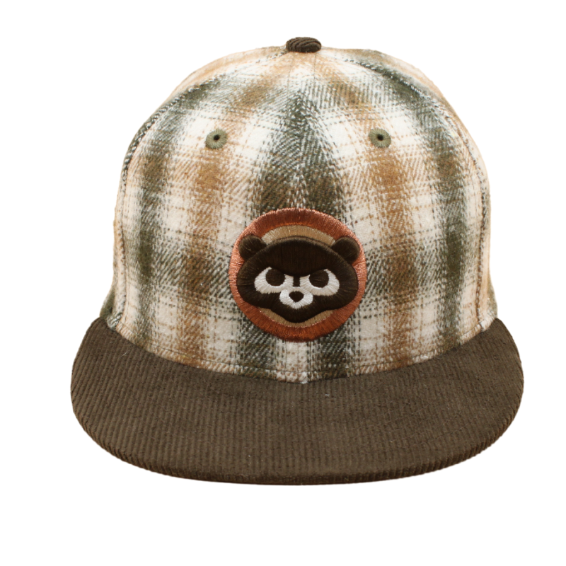 New Era - 59FIFTY Fitted Cap - Chicago Cubs - PLAID - Walnut/Cord - Headz Up 