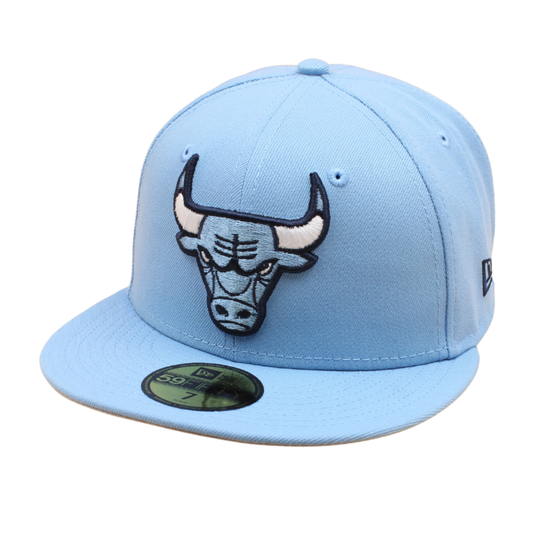 New Era - 59Fifty Fitted Cap - Chicago Bulls - Sky Blue/Grey - Headz Up 
