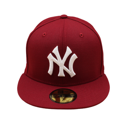 New Era - 59FIFTY Fitted Cap - New York Yankees - 50th Anninversary - Cardinal/Sky Blue UV