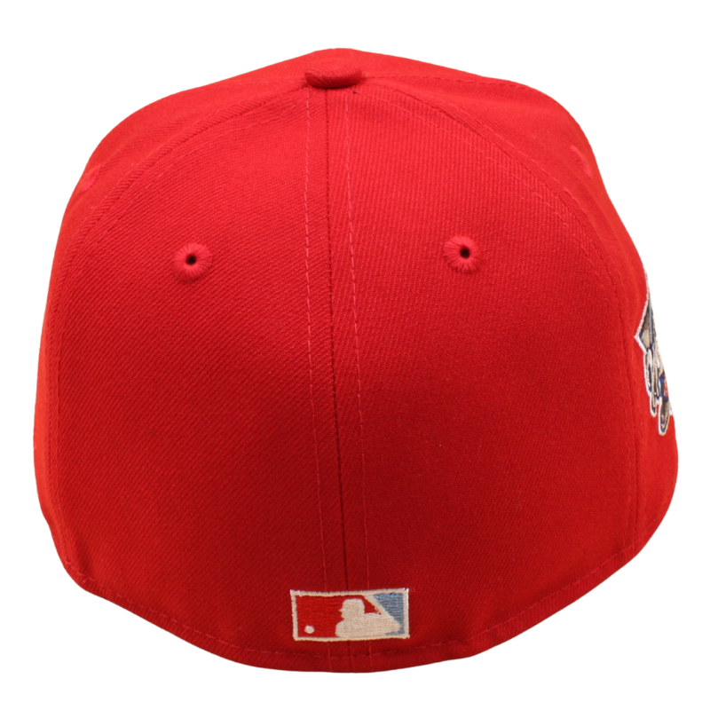 New Era - 59FIFTY - New York Yankees Cooperstown - WS 2000 - HEART - Scarlet/Sky Blue - Headz Up 