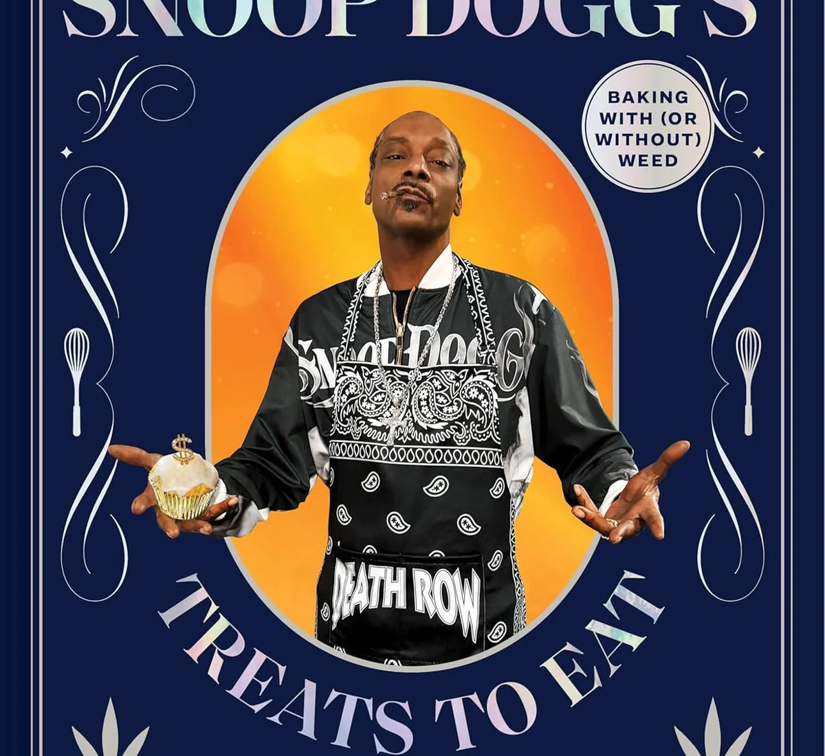 Billedet viser Snoop Dogg’s Treats to Eat bog eller magasin med farverige coverbilleder og tekst.