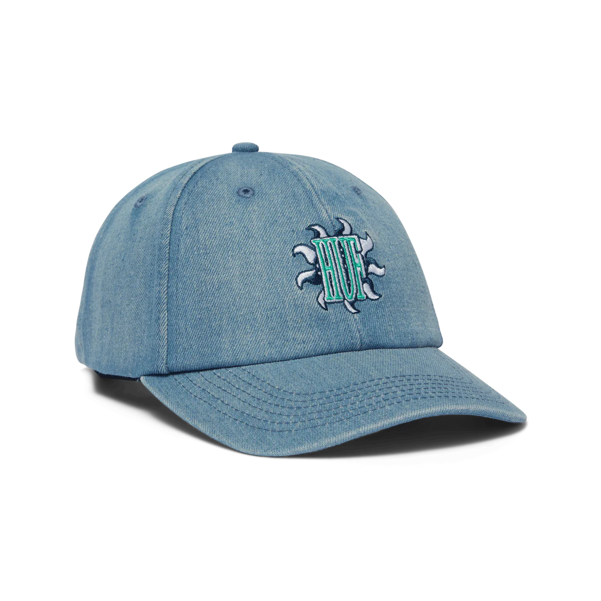 HUF - APOLLO Denim - 6-Panel Dad Cap - Light Blue - Headz Up 