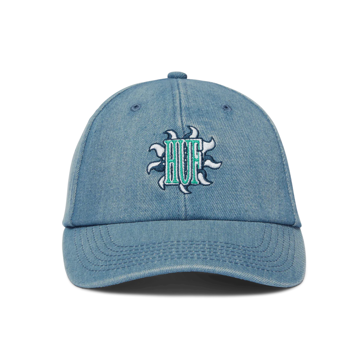 HUF - APOLLO Denim - 6-Panel Dad Cap - Light Blue - Headz Up 