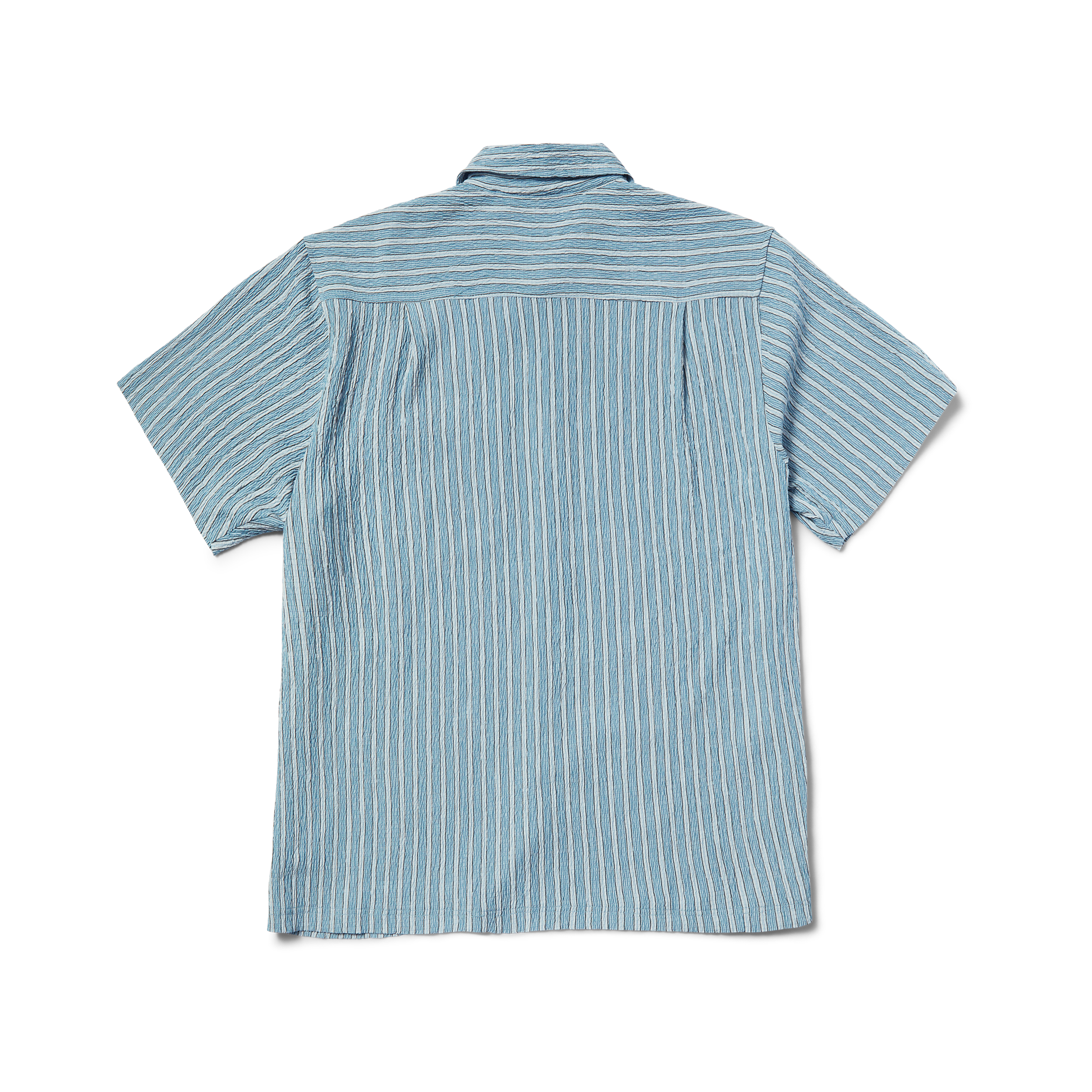 HUF - APOLLO S/S STRIPED SHIRT - POOL BLUE - Headz Up 