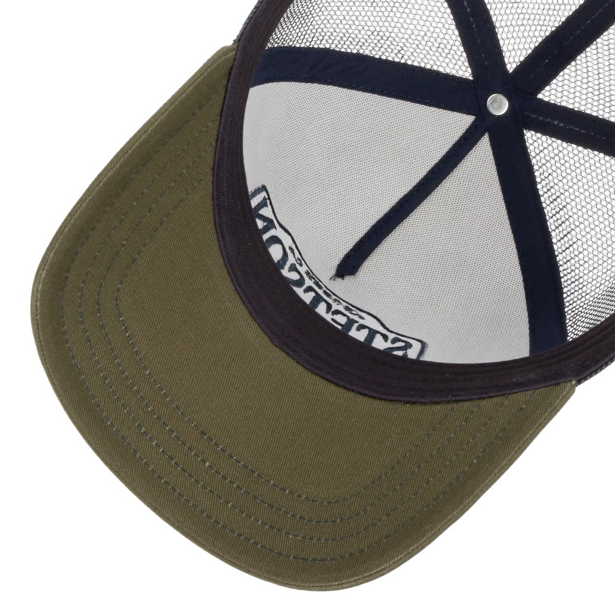 Stetson - Western Patch - Trucker Cap - Stone/Olive/Navy - Headz Up 