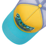 Stetson - 80's - Trucker Cap - Yellow/Purple/Teal - Headz Up 