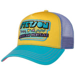 Stetson - 80's - Trucker Cap - Yellow/Purple/Teal - Headz Up 