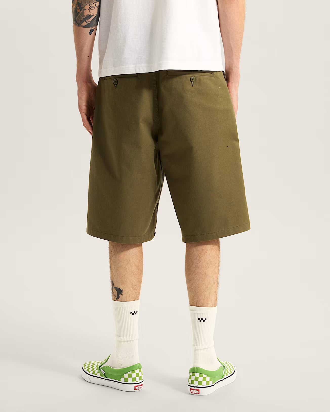 VANS - Authentic Chino Straight Trousers - Olive - Headz Up 
