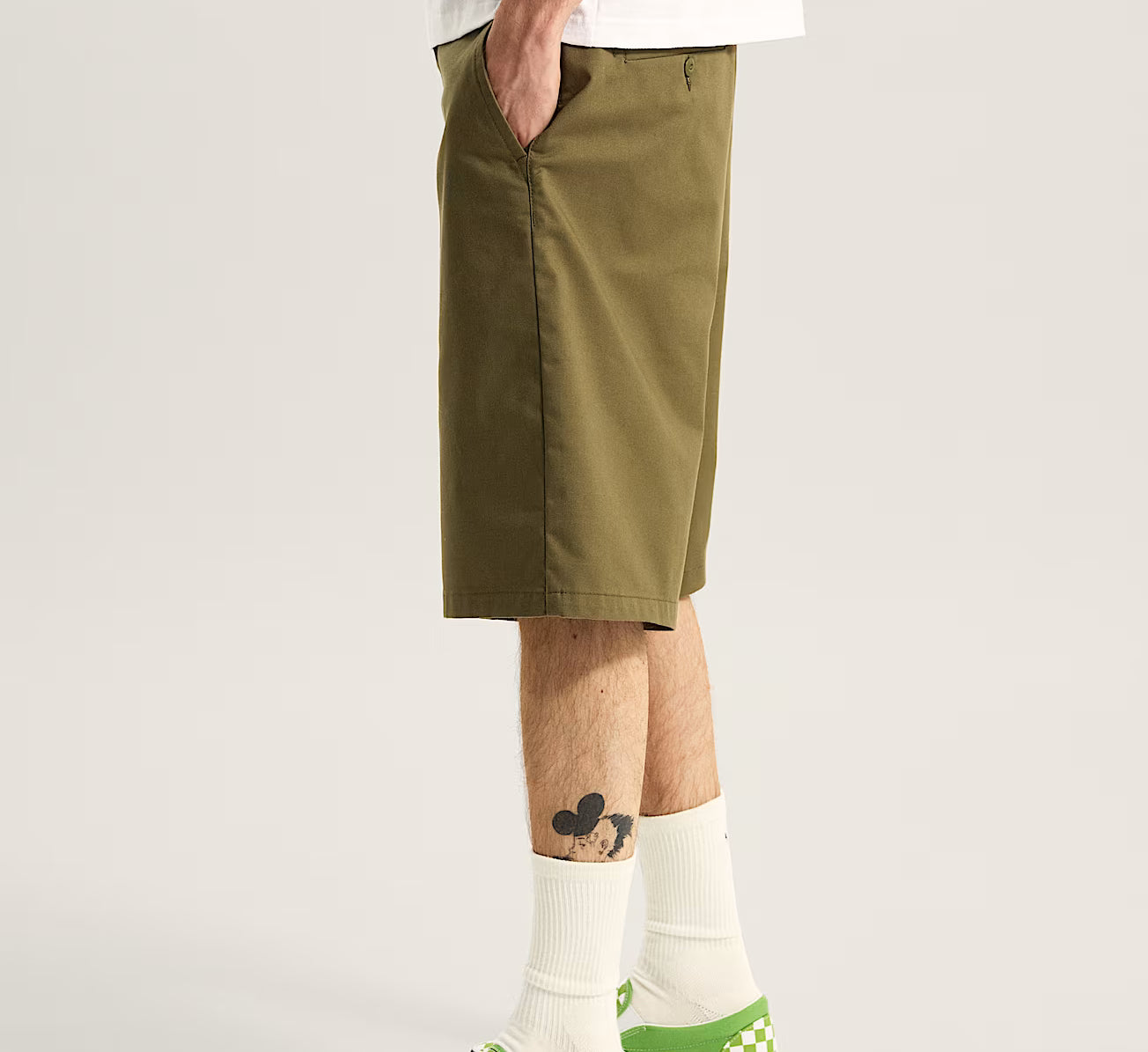 VANS - Authentic Chino Straight Trousers - Olive - Headz Up 