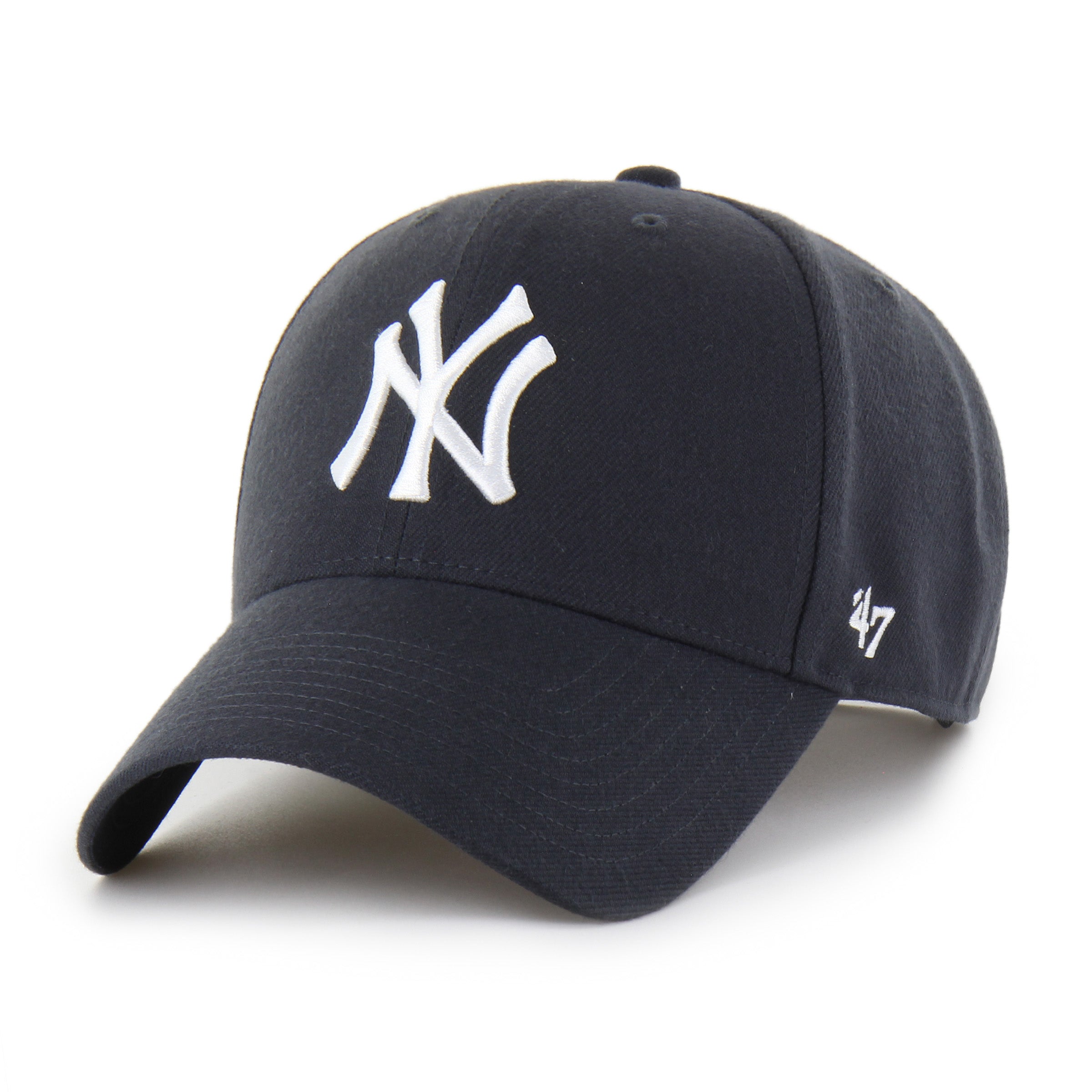 D '47 New York Yankees MVP snapback baseballkasket i navy med Yankees logo synligt foran.