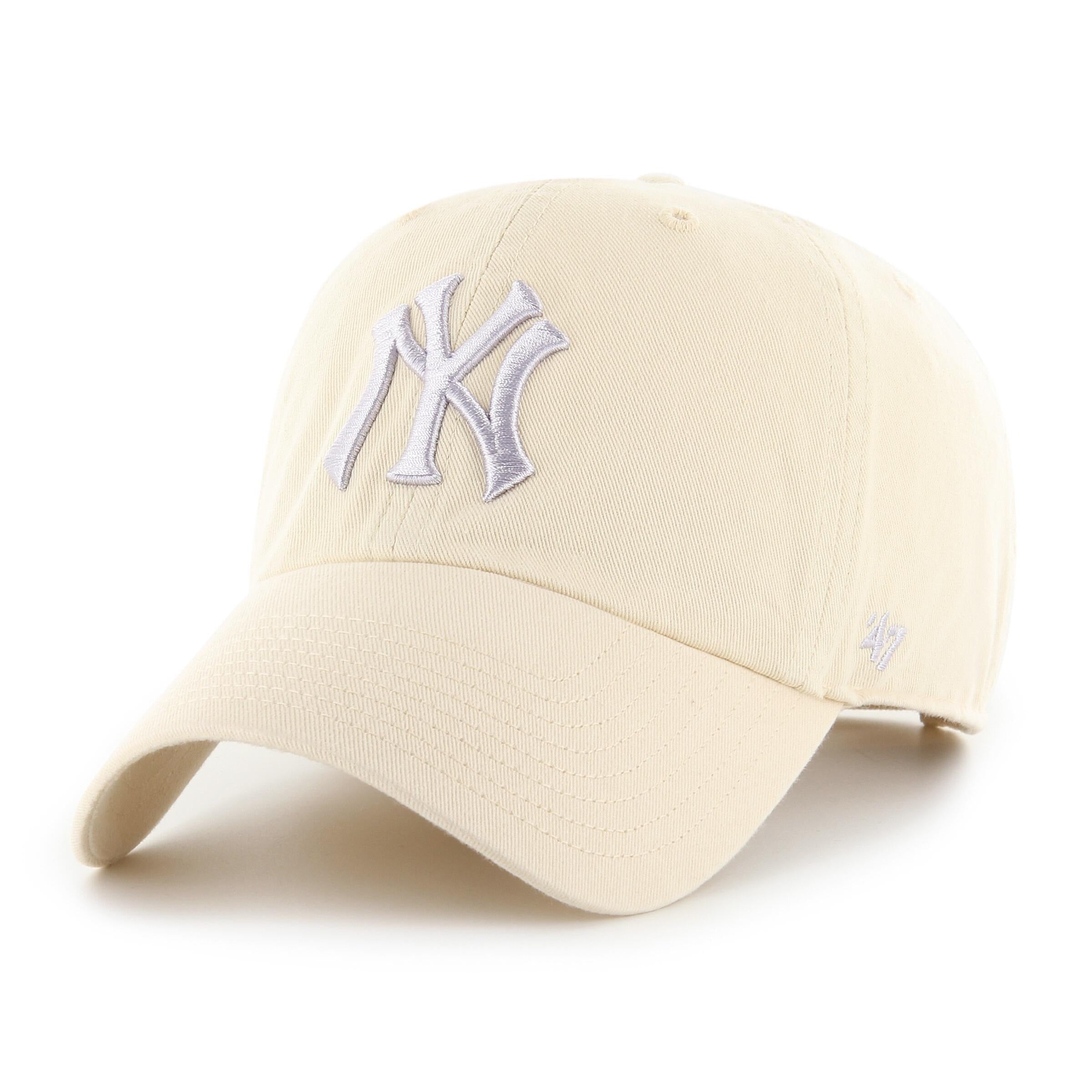 '47 - New York Yankees MLB Clean Up Adjustable Cap - Natural - Headz Up 