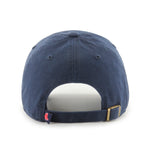 '47 Boston Red Sox MLB justerbar navy cap med logo og flat brem, lavet af blødt stof.