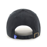 Sort '47 Los Angeles Dodgers MLB cap med justerbar rem og logo foran, afslappet baseball cap til fans.
