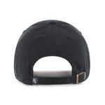 Sort '47 New York Yankees MLB Cap med justerbart spænde og logo foran, velegnet til fans og sportsudøvere