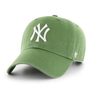 '47 - New York Yankees MLB Clean Up Adjustable Cap - Fatigue Green - Headz Up 