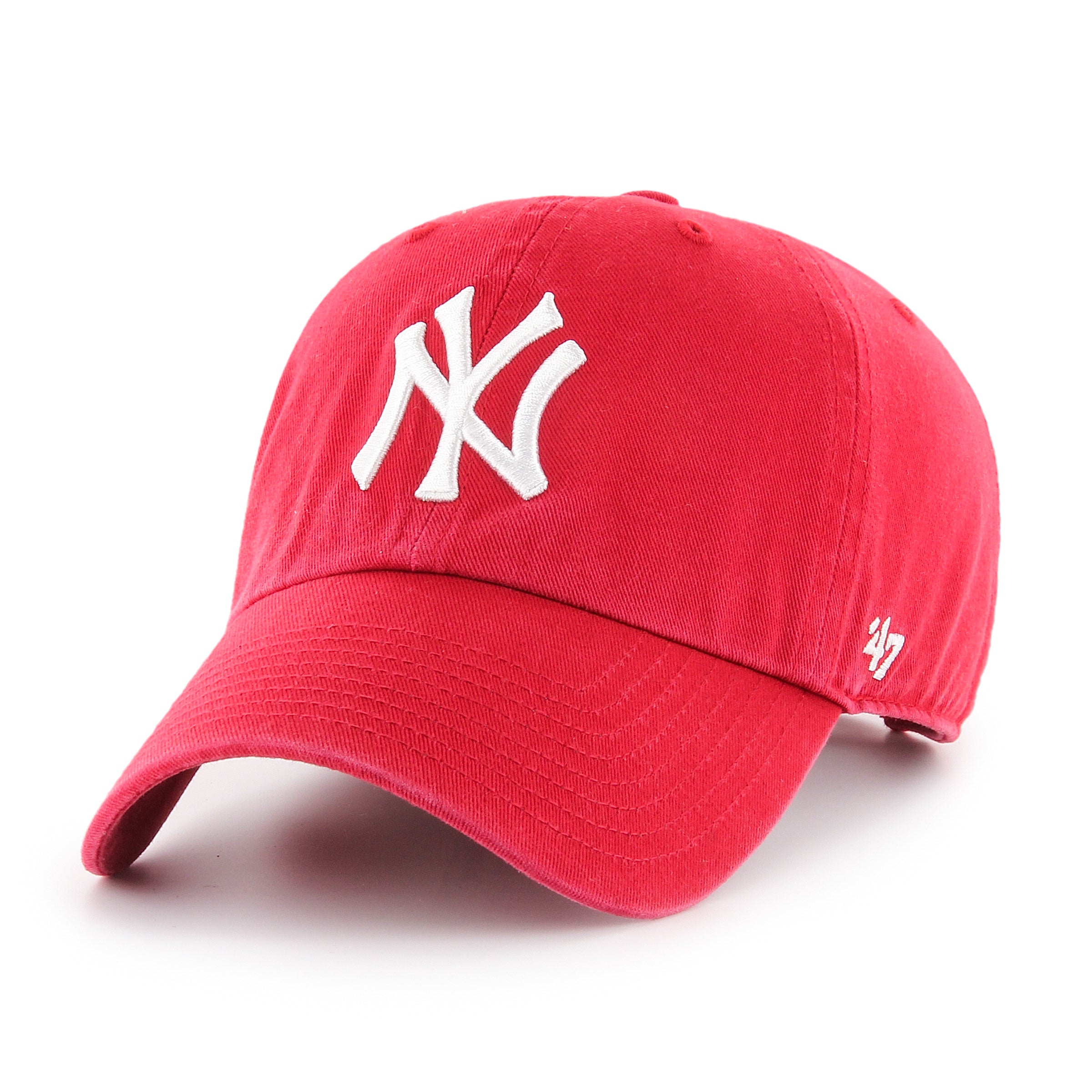 '47 - New York Yankees - MLB Clean Up Adjustable Cap - Red - Headz Up 