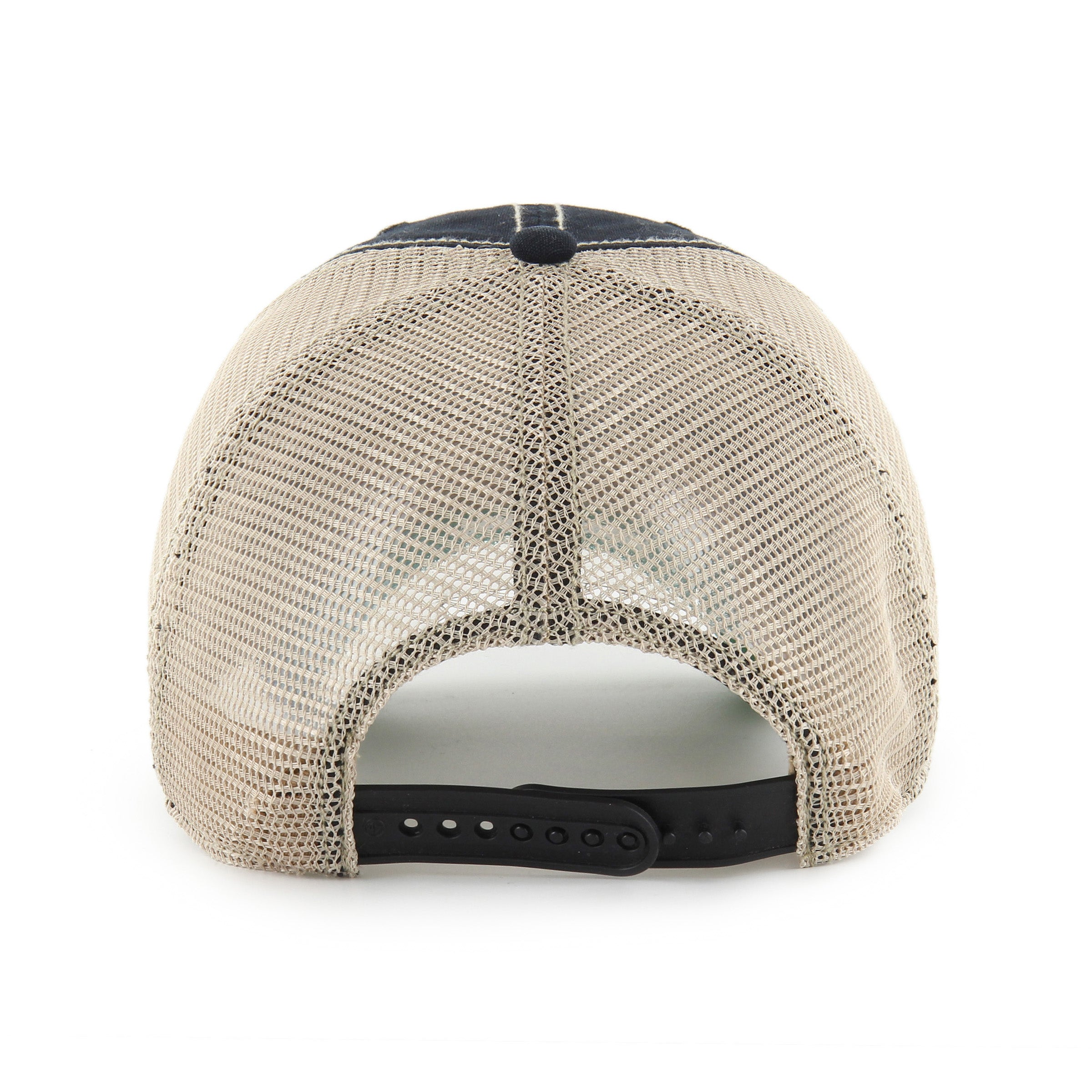 '47 New York Yankees Tuscaloosa Clean Up trucker cap i sort med buet skygge og meshpanel bagpå