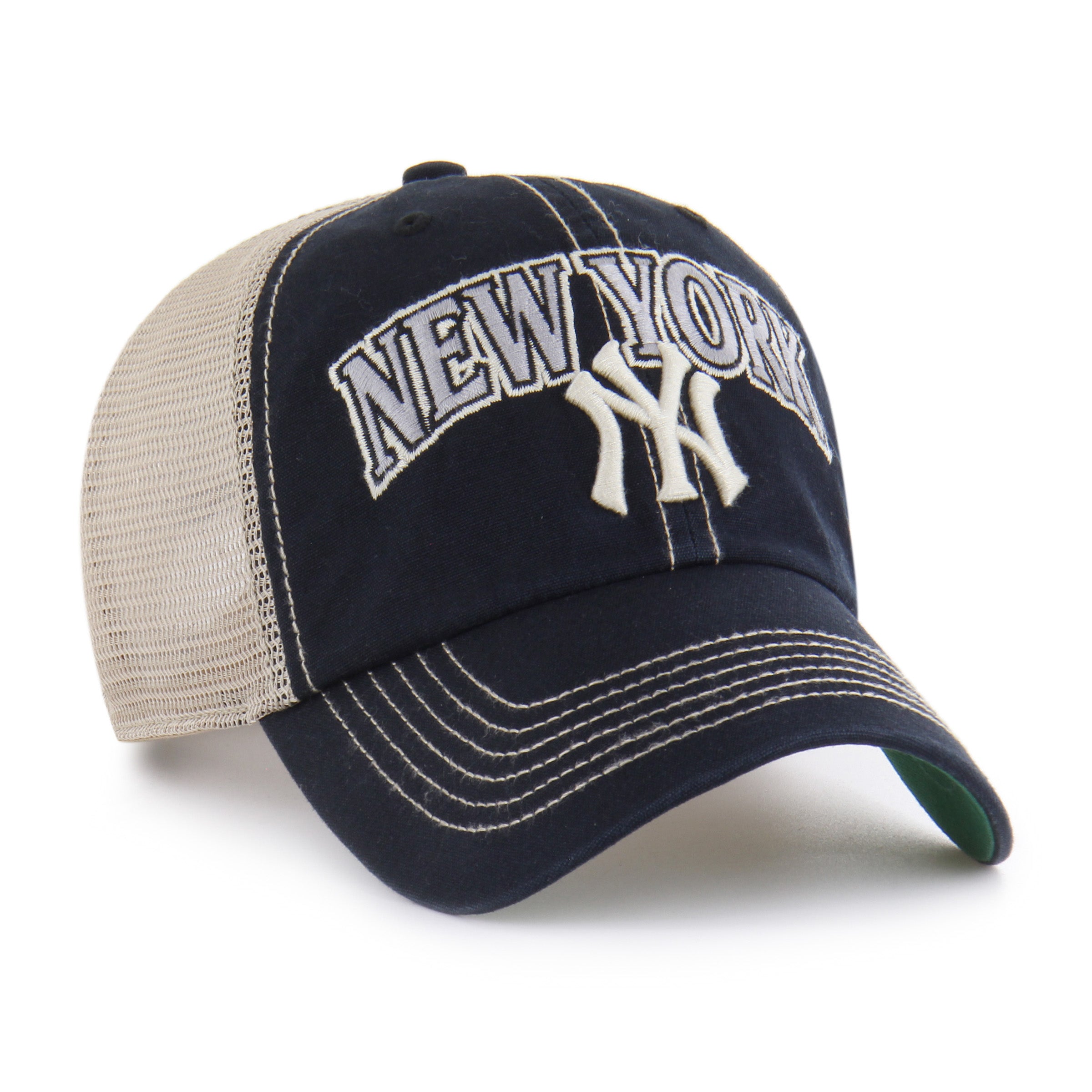 '47 New York Yankees Tuscaloosa Clean Up trucker cap i sort med buet skygge-vesmhandzu