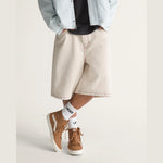 VANS Check-5 Baggy Denim Shorts i naturlig denim med løse pasform og klassisk design.