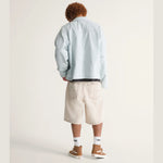 VANS check-5 bukser i denim, baggy pasform, naturlig farve, casual pants til mænd.