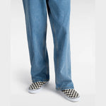 VANS Checkerboard Classic Slip-On sko i sort og hvid med checkermønster, lavet af komfortabelt tekstilmateriale.