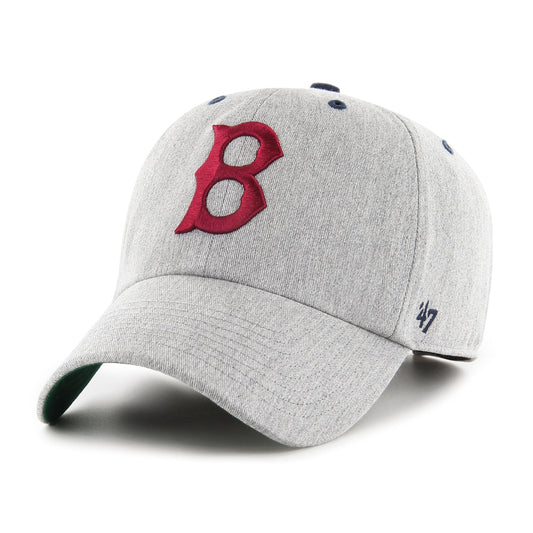 47 - Boston Red Sox MLB Vintage Full Count CLEAN UP - Adjustable Cap - Grey - Headz Up 