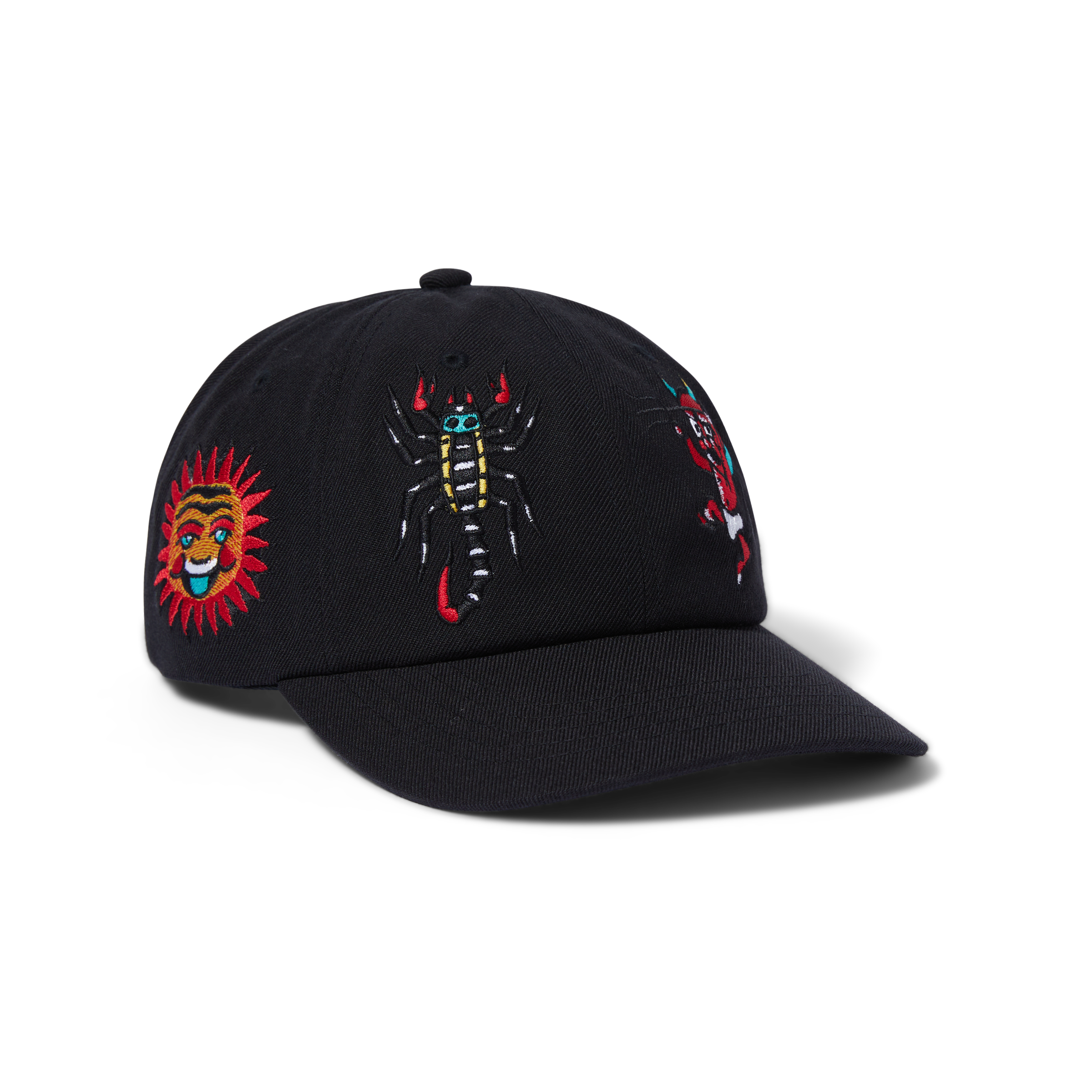 HUF - Bledsoe 6-Panel Snapback Cap - Black - Headz Up 