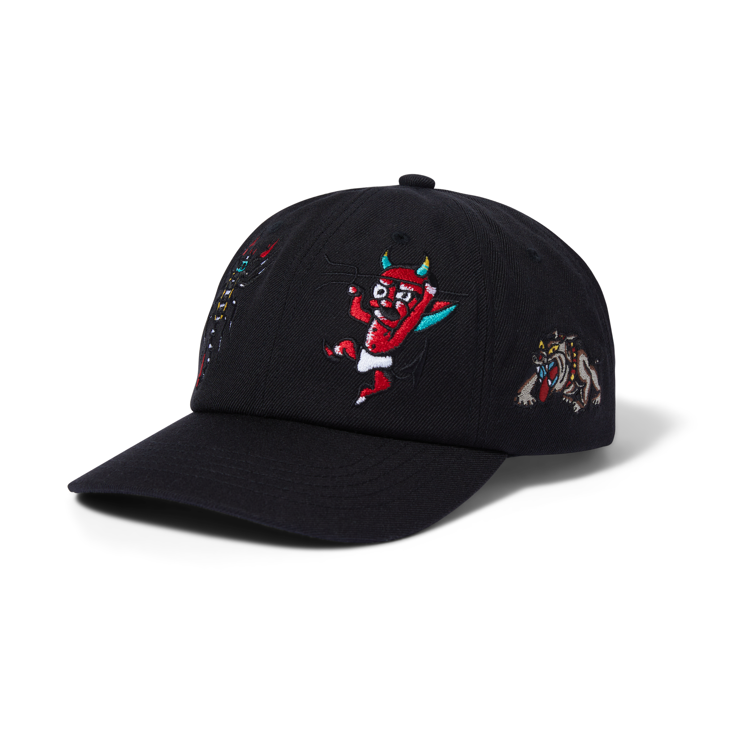 HUF - Bledsoe 6-Panel Snapback Cap - Black - Headz Up 