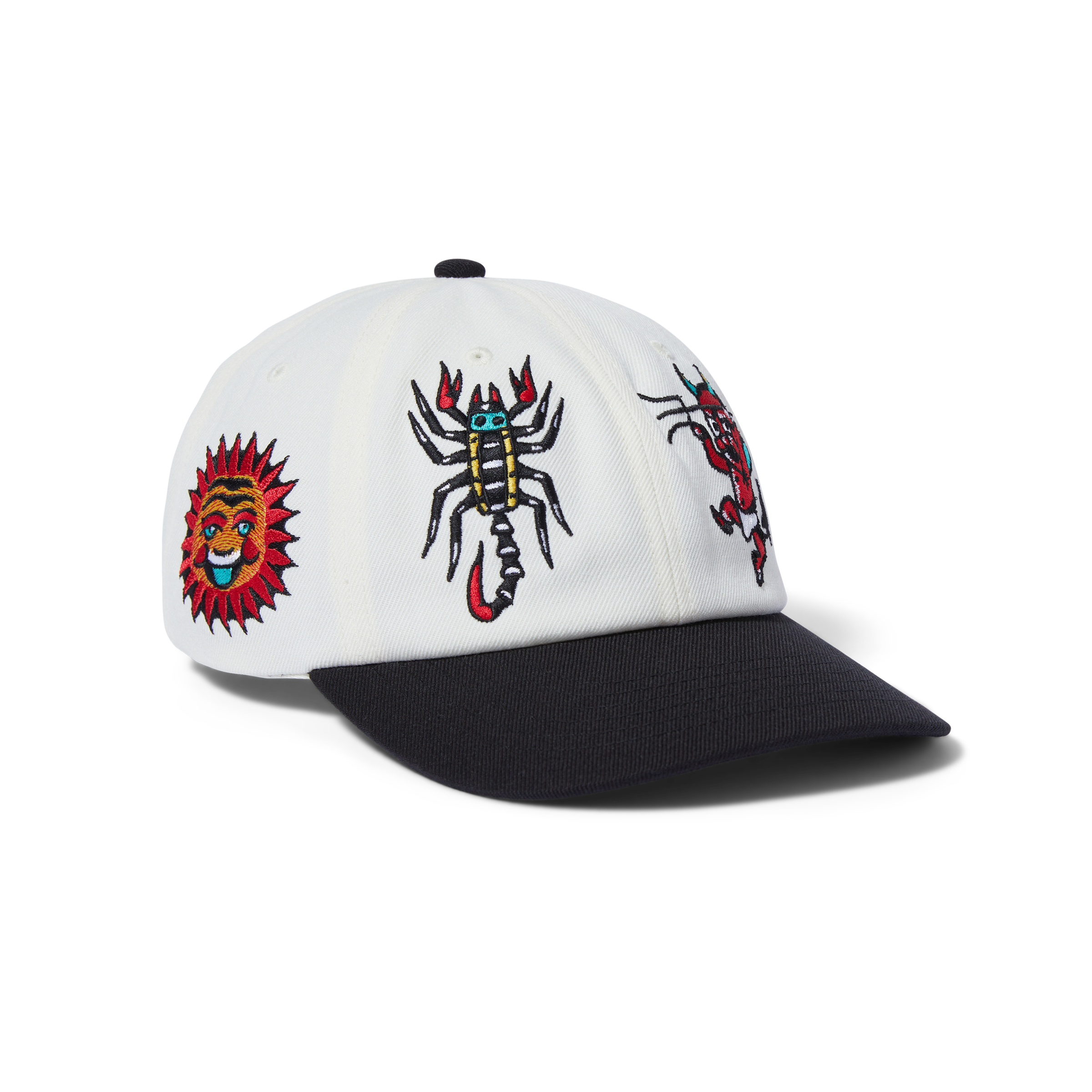 HUF - Bledsoe 6-Panel Snapback Cap - White - Headz Up 