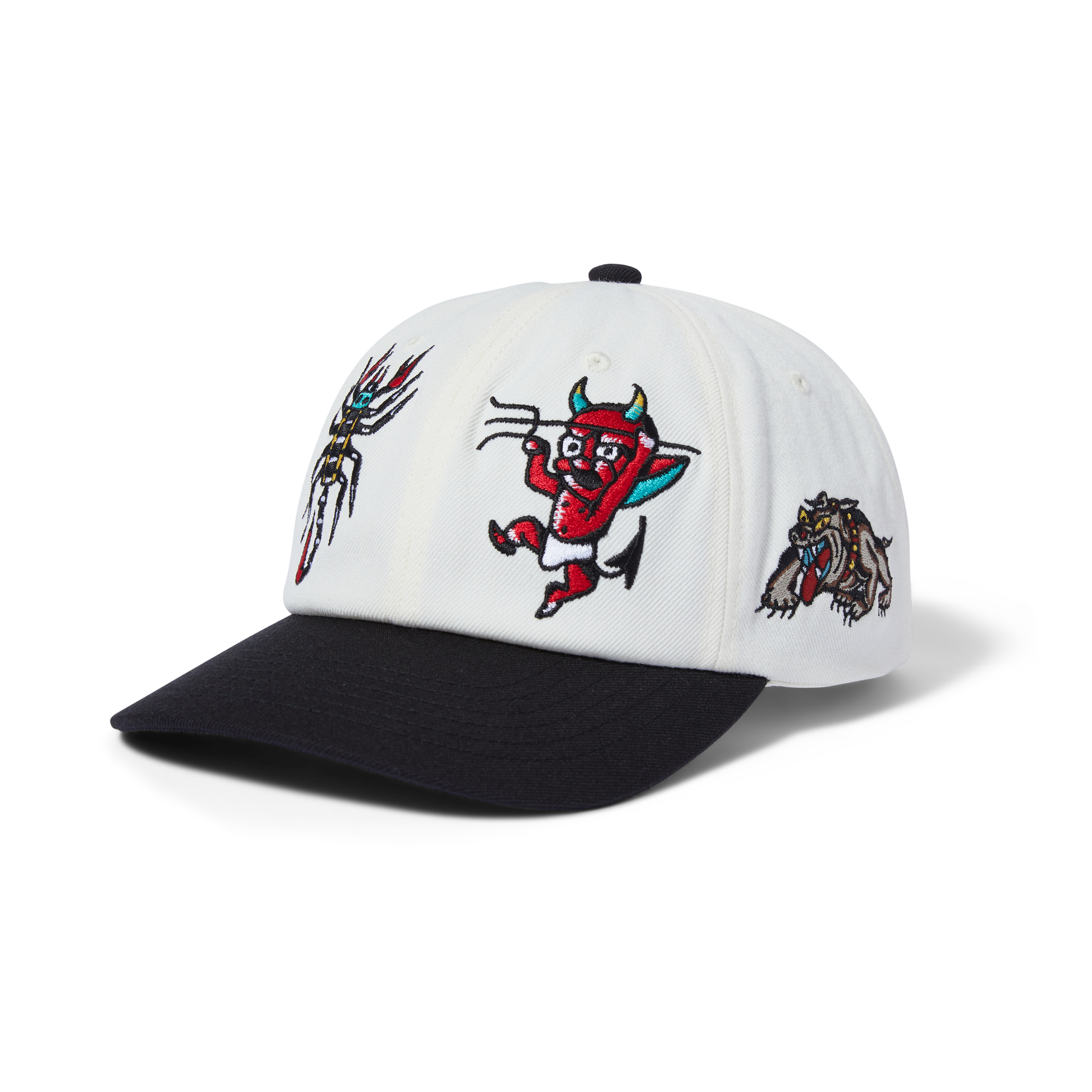 HUF - Bledsoe 6-Panel Snapback Cap - White - Headz Up 