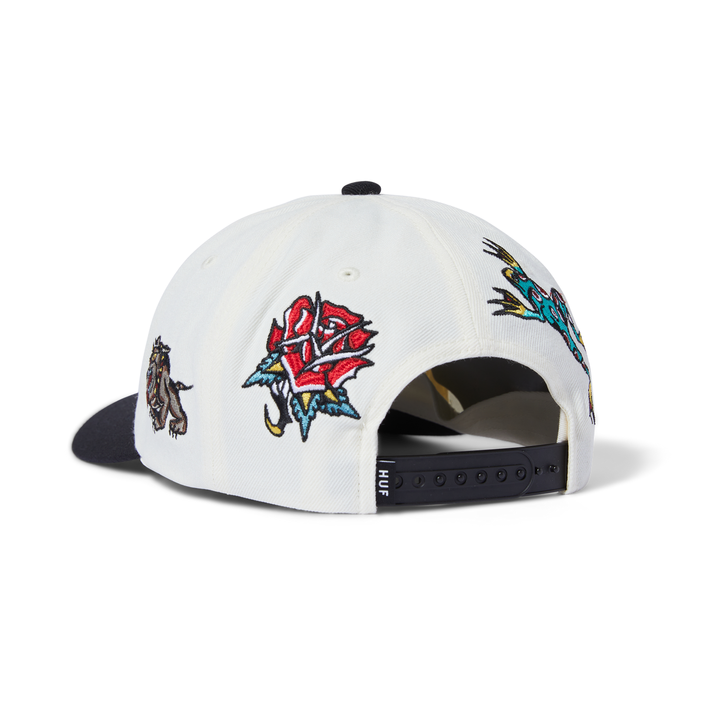 HUF - Bledsoe 6-Panel Snapback Cap - White